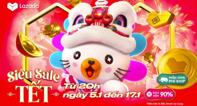 Lazada khởi động Lễ hội Mua sắm “Siêu Sale Tết” Ất Tỵ 2025