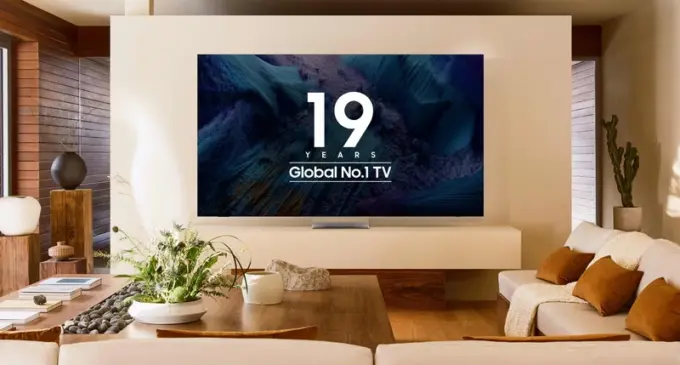 Samsung Electronics 19 năm liên tiếp dẫn đầu thị trường TV toàn cầu