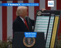 Mỹ áp thuế nhập khẩu mới và thuế đối ứng cho hơn 180 nước trên thế giới