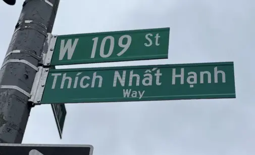 Thiền sư Thích Nhất Hạnh được đặt tên đường ở thành phố New York