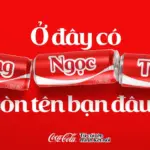 Coca-Cola in tên họ người Việt trên lon và chai nước trong chiến dịch “Share a Coke” 2025