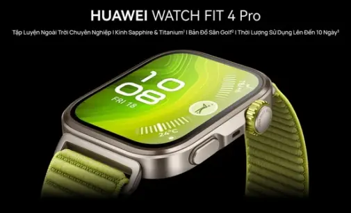 Bộ đôi đồng hồ thông minh công nghệ và thời trang HUAWEI WATCH FIT 4 Series ra mắt tại Việt Nam