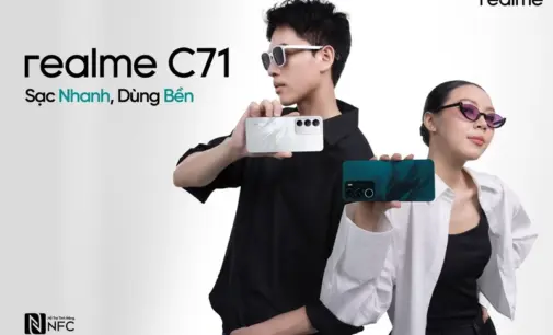 Smartphone realme C71 sạc 45W với AI cho phân khúc phổ thông ra mắt người dùng ở Việt Nam