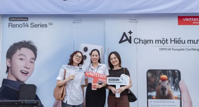 OPPO bán được 65.000 chiếc smartphone OPPO Reno14 Series chỉ sau 1 tháng ra mắt tại Việt Nam