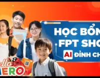 Mạng di động FPT trao học bổng “FPT Shop – A.I Đỉnh Chóp” cho học sinh trung học với tổng giá trị đến 480 triệu đồng