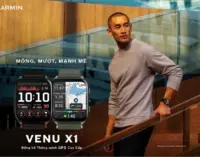 Garmin ra mắt tại Việt Nam smartwatch GPS siêu mỏng Garmin Venu X1 với màn hình 2 inch