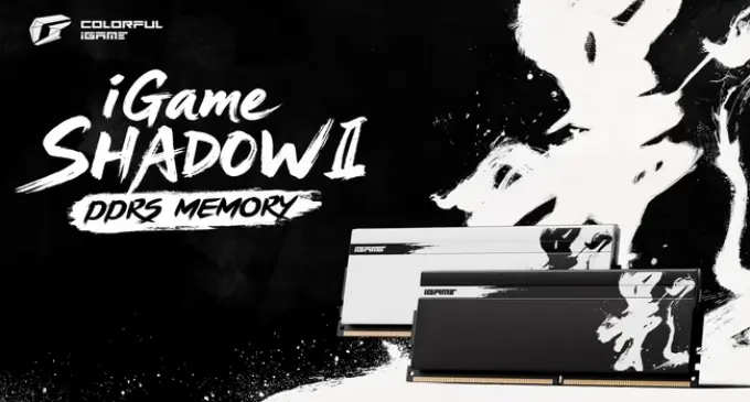 COLORFUL giới thiệu bộ nhớ iGame Shadow II Series DDR5 Memory với thiết kế tranh thủy mặc