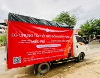 LG hỗ trợ sửa chữa thiết bị điện tử điện máy cho người dân vùng bão lũ tại Nghệ An và Điện Biên
