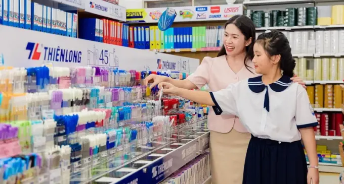 Thương hiệu văn phòng phẩm Thiên Long ưu đãi trong mùa tựu trường 2025