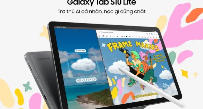 Samsung ra mắt máy tính bảng Galaxy Tab S10 Lite được nâng cấp tính năng AI với giá cho nhiều người dùng hơn