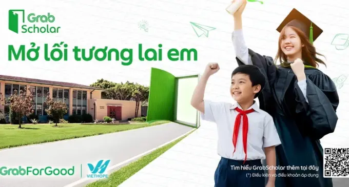 Grab lần đầu tiên triển khai chương trình học bổng GrabScholar dành cho 306 sinh viên – học sinh ở Việt Nam