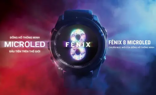 Garmin ra mắt fenix 8 MicroLED, smartwatch GPS màn hình MicroLED đầu tiên trên thế giới