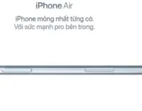 Smartphone Apple iPhone Air hoàn toàn mới là chiếc iPhone mỏng nhất xưa nay