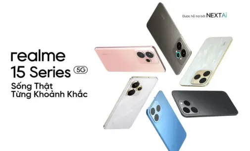 Realme Việt Nam ra mắt dòng smartphone realme 15 Series nâng cấp chụp ảnh đêm với AI