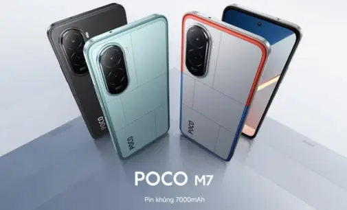 POCO ra mắt thị trường Việt Nam smartphone POCO M7 với màn hình 6.9 inch và pin 7.000mAh
