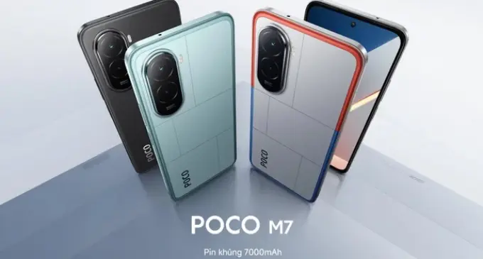 POCO ra mắt thị trường Việt Nam smartphone POCO M7 với màn hình 6.9 inch và pin 7.000mAh