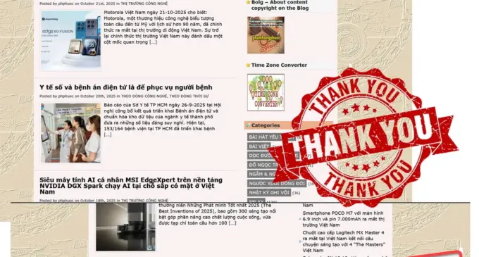 35 triệu lời cảm ơn xin gửi đến bạn đọc bằng hữu của tệ xá phamhongphuoc