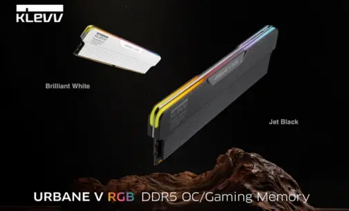 KLEVV có thêm phiên bản Jet Black Edition cho dòng bộ nhớ gaming/OC KLEVV URBANE V RGB DDR5