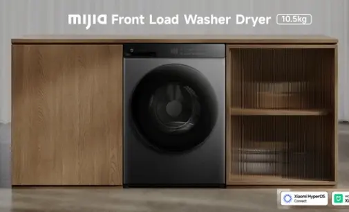Xiaomi Việt Nam mở bán máy giặt sấy 2 trong 1 Mijia Front Load Washer Dryer 10.5kg với lồng giặt siêu lớn và tính năng AI