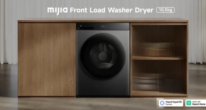 Xiaomi Việt Nam mở bán máy giặt sấy 2 trong 1 Mijia Front Load Washer Dryer 10.5kg với lồng giặt siêu lớn và tính năng AI