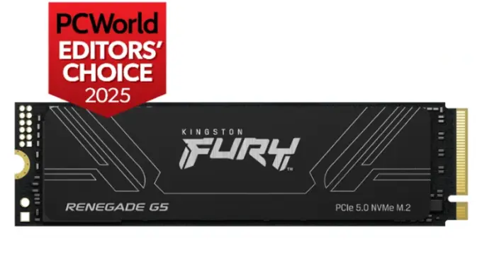 Kingston bổ sung dung lượng 8TB cho ổ lưu trữ Kingston FURY Renegade G5 SSD PCIe 5.0 NVMe