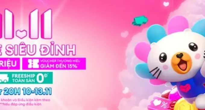 Lazada chi gần 700 tỷ đồng khuyến mại cho dịp siêu sale ngày đôi 11.11