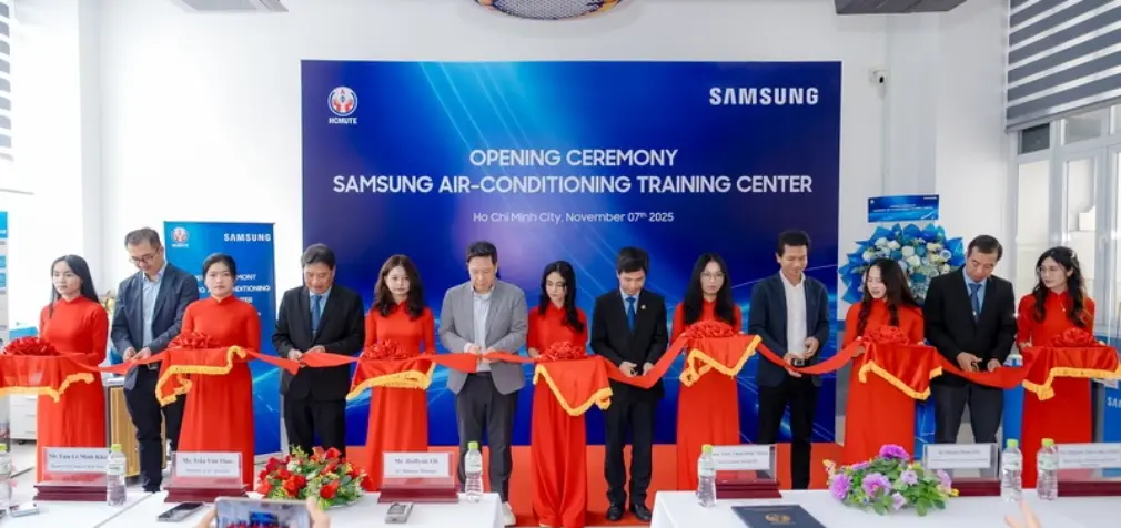Samsung khánh thành Trung tâm Đào tạo Điều hòa Không khí tại Trường Đại học Sư phạm Kỹ thuật TP.HCM
