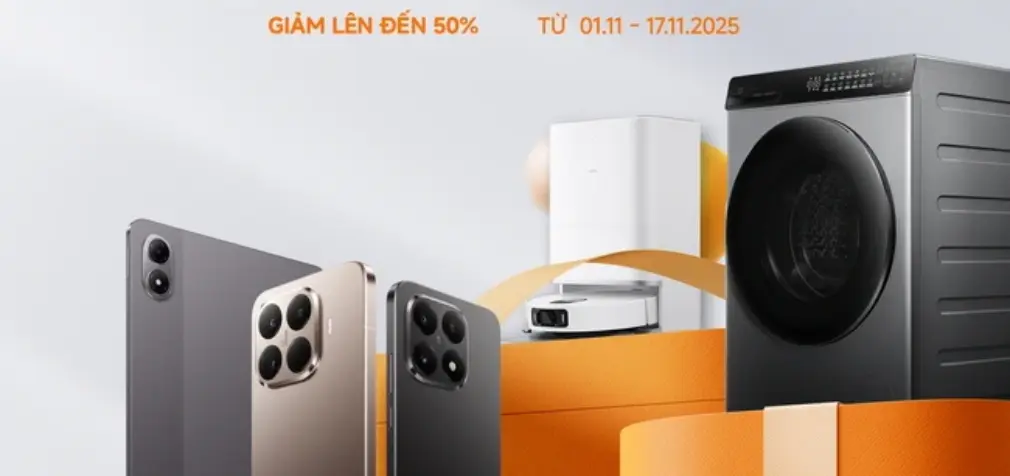 Xiaomi khuyến mại toàn cầu Xiaomi 11.11 Mega Sale với ưu đãi lên đến 20% toàn hệ sinh thái công nghệ Xiaomi