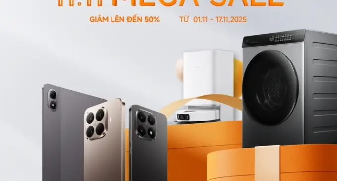 Xiaomi khuyến mại toàn cầu Xiaomi 11.11 Mega Sale với ưu đãi lên đến 20% toàn hệ sinh thái công nghệ Xiaomi