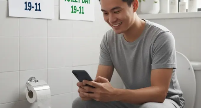 Khi Ngày Đàn ông Quốc tế chung với Ngày Nhà vệ sinh Thế giới