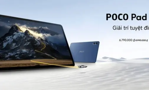 POCO mở rộng hệ sinh thái công nghệ tại Việt Nam với máy tính bảng POCO Pad M1