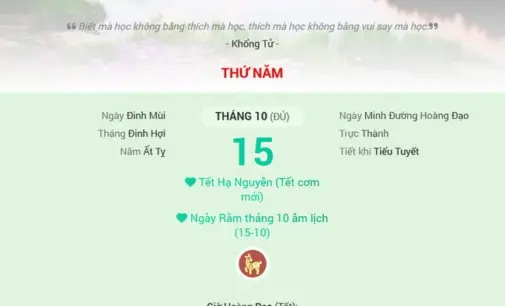 Rằm tháng Mười là Tết Hạ nguyên