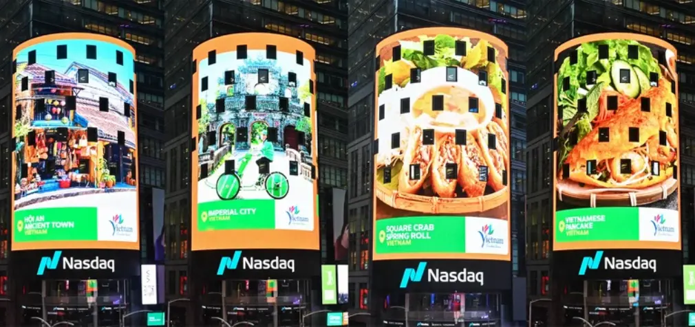 Grab giới thiệu di sản và ẩm thực Việt Nam tại Quảng trường Thời Đại (New York)
