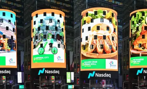Grab giới thiệu di sản và ẩm thực Việt Nam tại Quảng trường Thời Đại (New York)