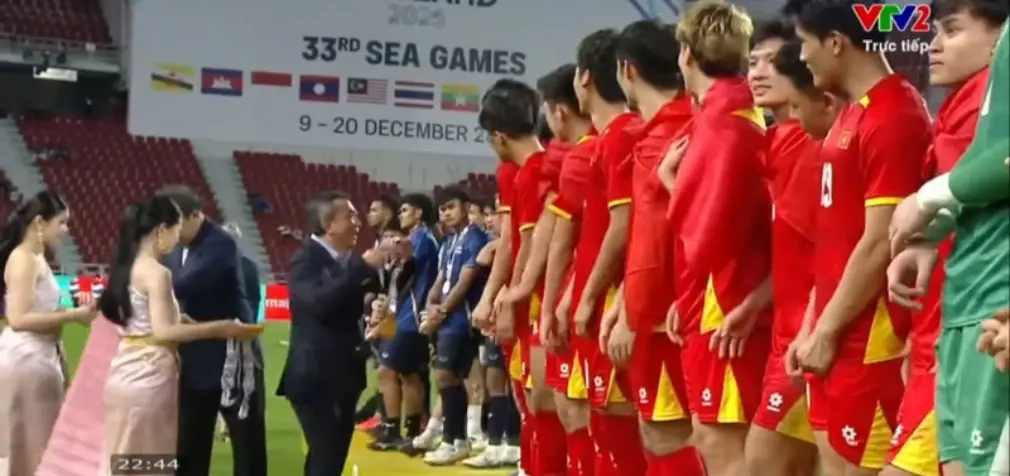 Bên lề trận chung kết bóng đá nam SEA Games 33 ở Thái Lan