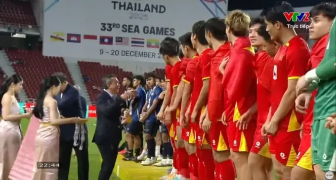 Bên lề trận chung kết bóng đá nam SEA Games 33 ở Thái Lan