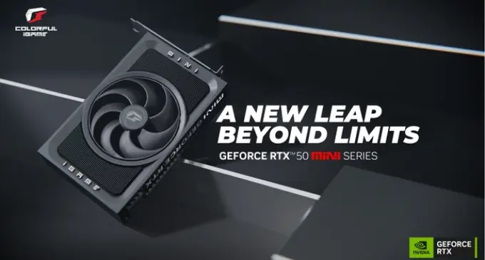 COLORFUL ra mắt dòng card đồ họa iGame GeForce RTX 50 MINI OC dành cho các hệ thống máy tính nhỏ gọn