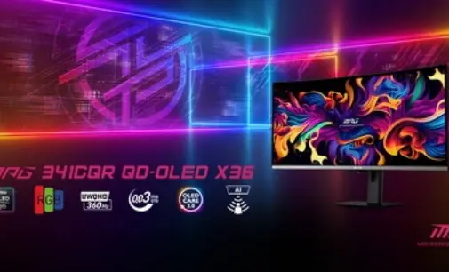MSI giới thiệu 2 màn hình gaming AI MEG X và MPG 341CQR QD-OLED X36 tần số 360Hz cho năm 2026