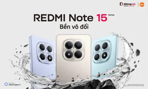 Đặt trước Redmi Note 15 Series tại hệ thống Di Động Việt với loạt ưu đãi