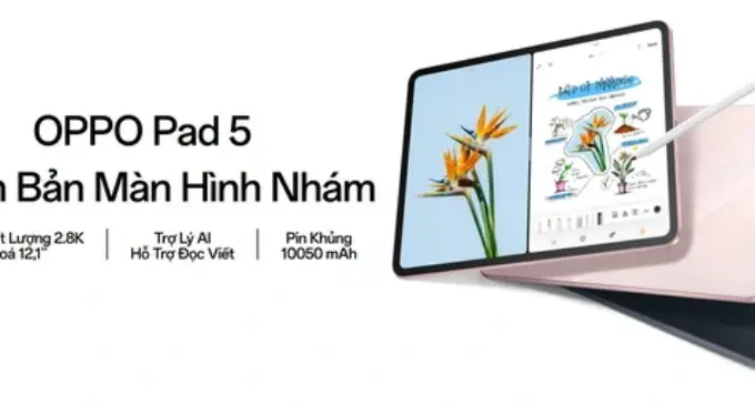 OPPO Việt Nam giới thiệu tablet OPPO Pad 5 phiên bản màn hình nhám với sức mạnh từ AI