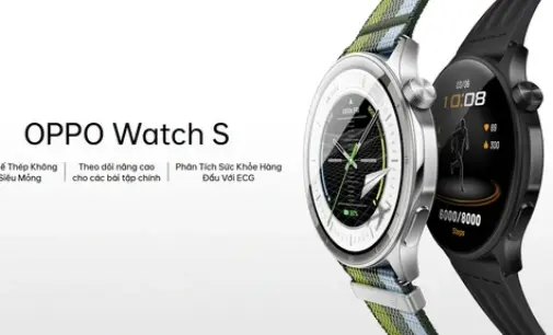 OPPO Việt Nam ra mắt đồng hồ thông minh sức khỏe OPPO Watch S với thiết kế siêu mỏng và pin 10 ngày