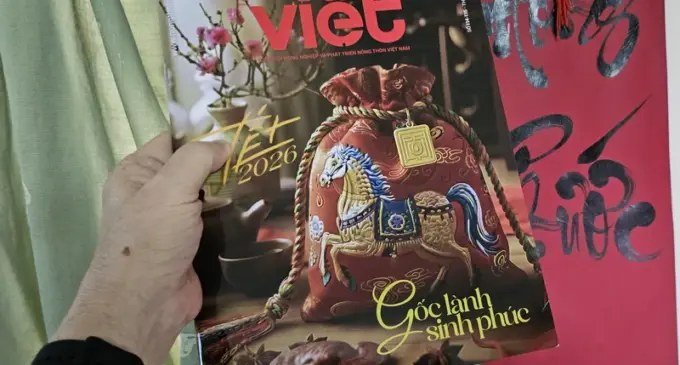 Giai phẩm Xuân Bính Thìn 2026 của Nông Thôn Việt