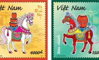 Bộ tem Tết Bính Ngọ 2026