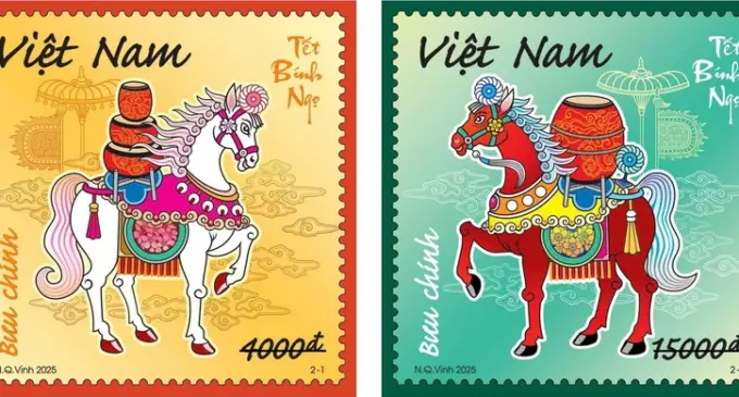 Bộ tem Tết Bính Ngọ 2026