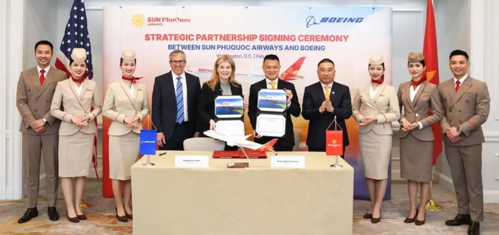 Boeing và Sun PhuQuoc Airways công bố thỏa thuận mua 40 máy bay Boeing 787 Dreamliner