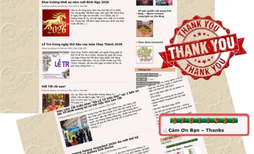 Thêm 37 triệu lời cảm ơn xin gửi đến bạn đọc bằng hữu của tệ xá phamhongphuoc