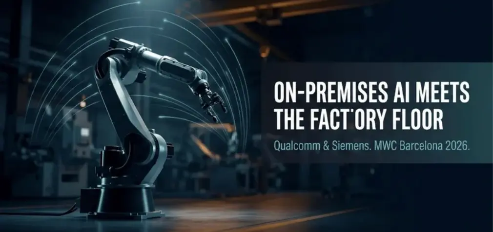 Qualcomm mang đến MWC 2026 Barcelona giải pháp AI công nghiệp và kết nối 5G riêng qua mô hình nhà máy tự động Siemens