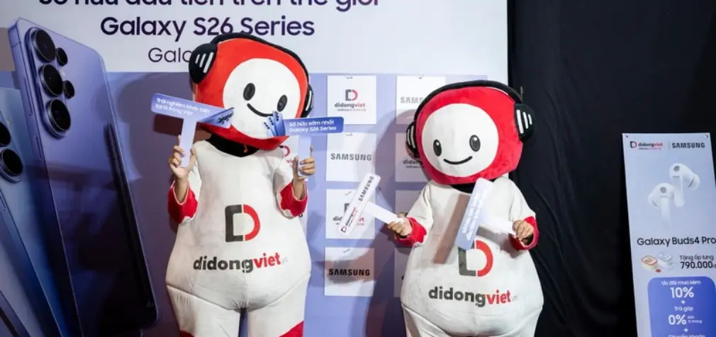 Di Động Việt bắt đầu mở bán dòng smartphone Samsung Galaxy S26 Series