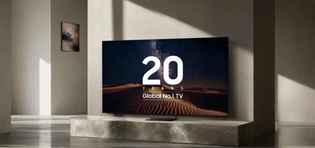 Samsung 20 năm liên tiếp giữ vị trí thương hiệu TV số 1 thế giới