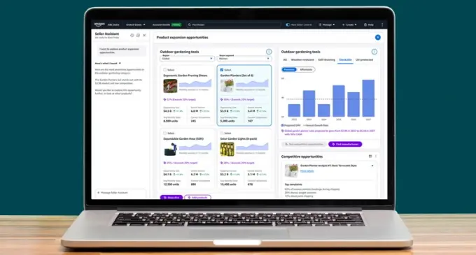 Amazon ra mắt trải nghiệm AI mới trợ giúp nhà bán hàng quản lý kinh doanh theo thời gian thực